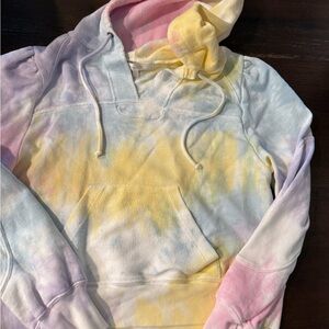 LoveShackFancy Pastel Tie-Dye Hoodie
